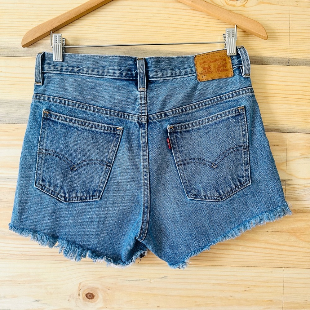 Levi's Classic Blue Jean Shorts for Women
